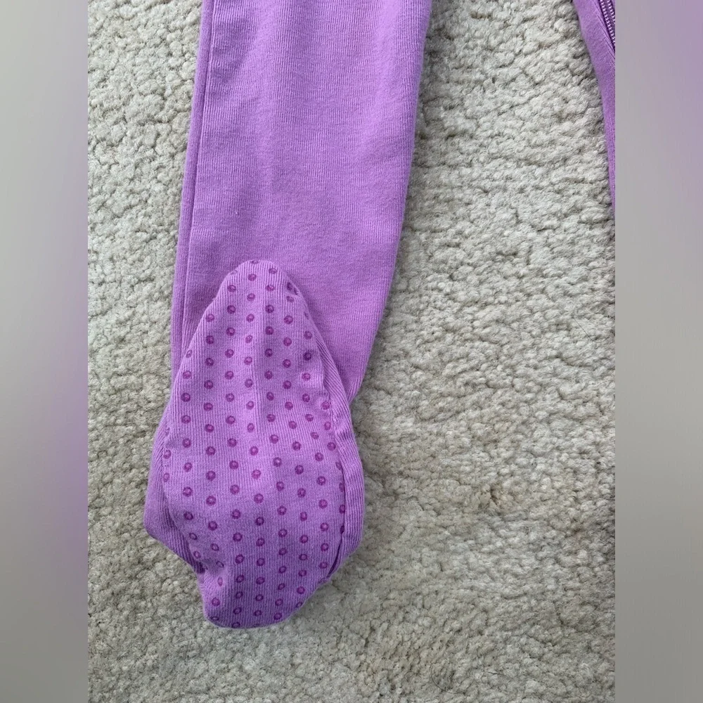 Primary Size 2 Lavender Organic Footie Pajamas Sleeper